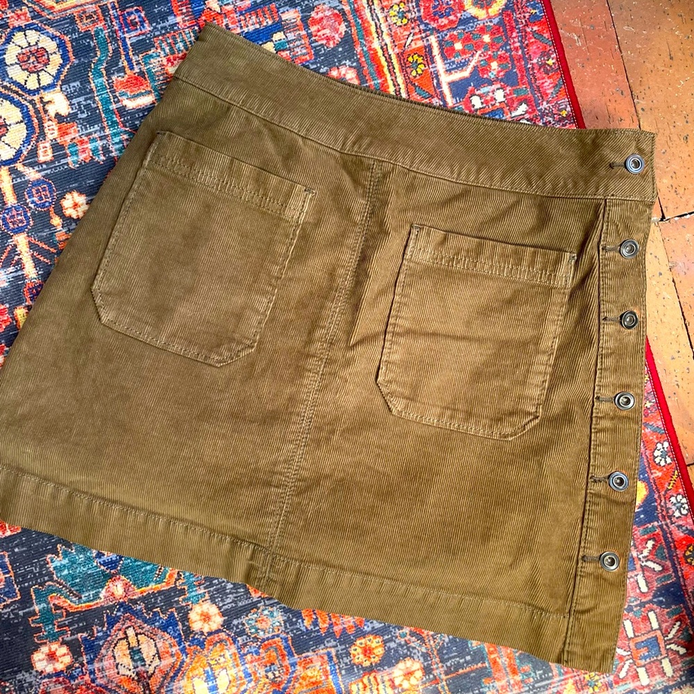 Free People Corduroy Skirt